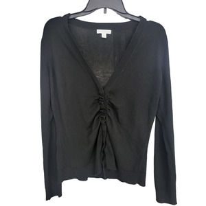 New York & Company Black Cardigan - Large